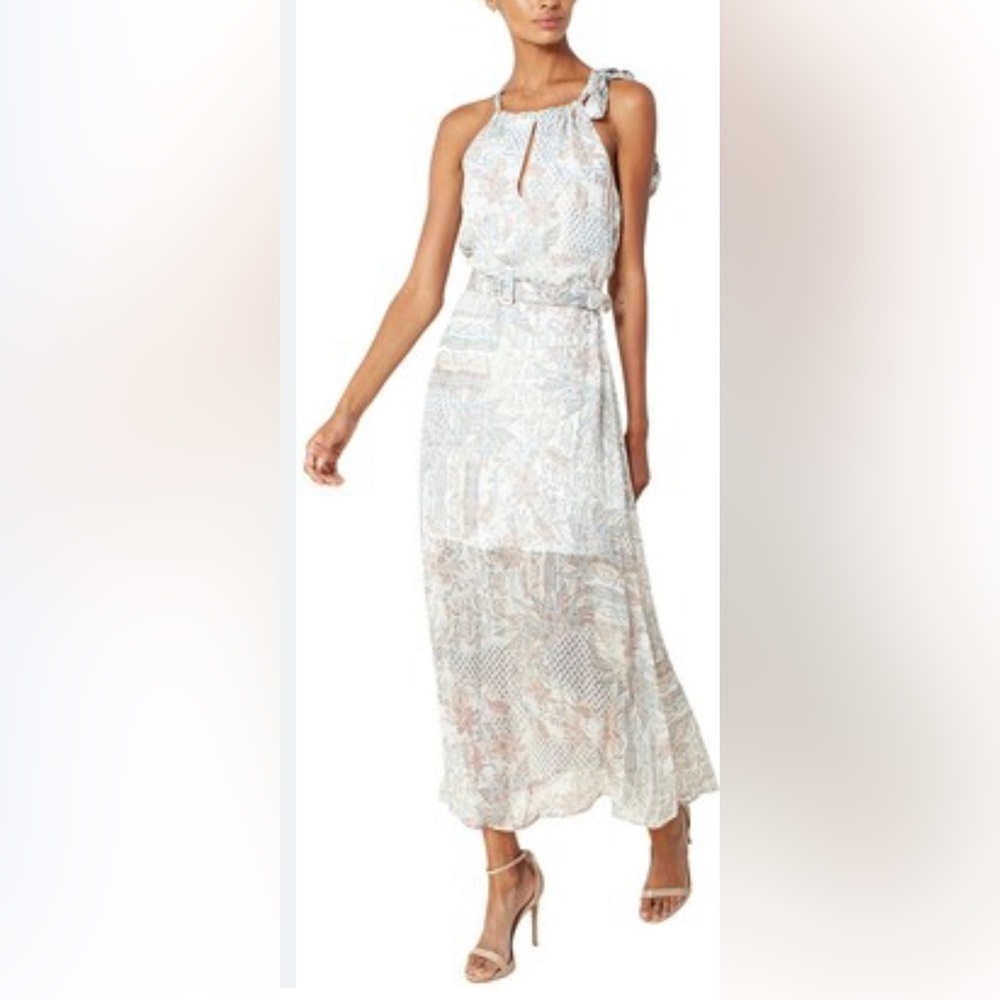 Hale Bob Beige Print Esme Maxi Dress - NWT